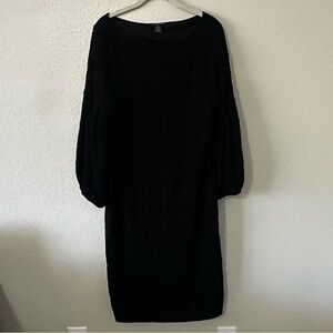 Liz Claiborne | EUC Classy Black Crochet Lace Dress
Size 12
